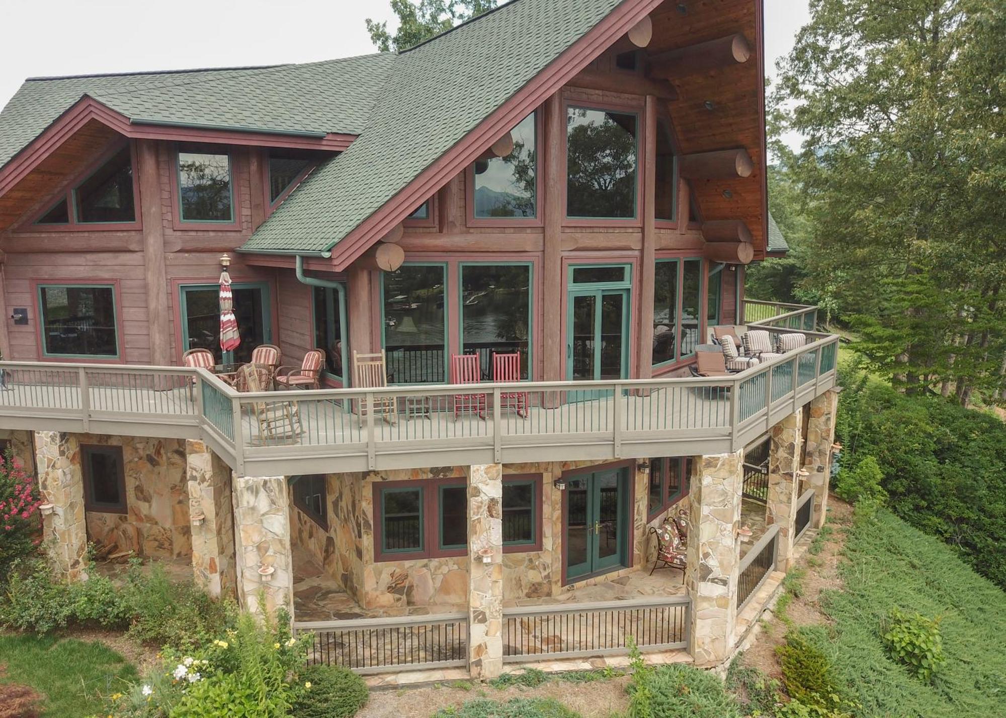 Stonecrest Lodge Lake Front Home With Private Boat Dock Hiawassee Exterior foto